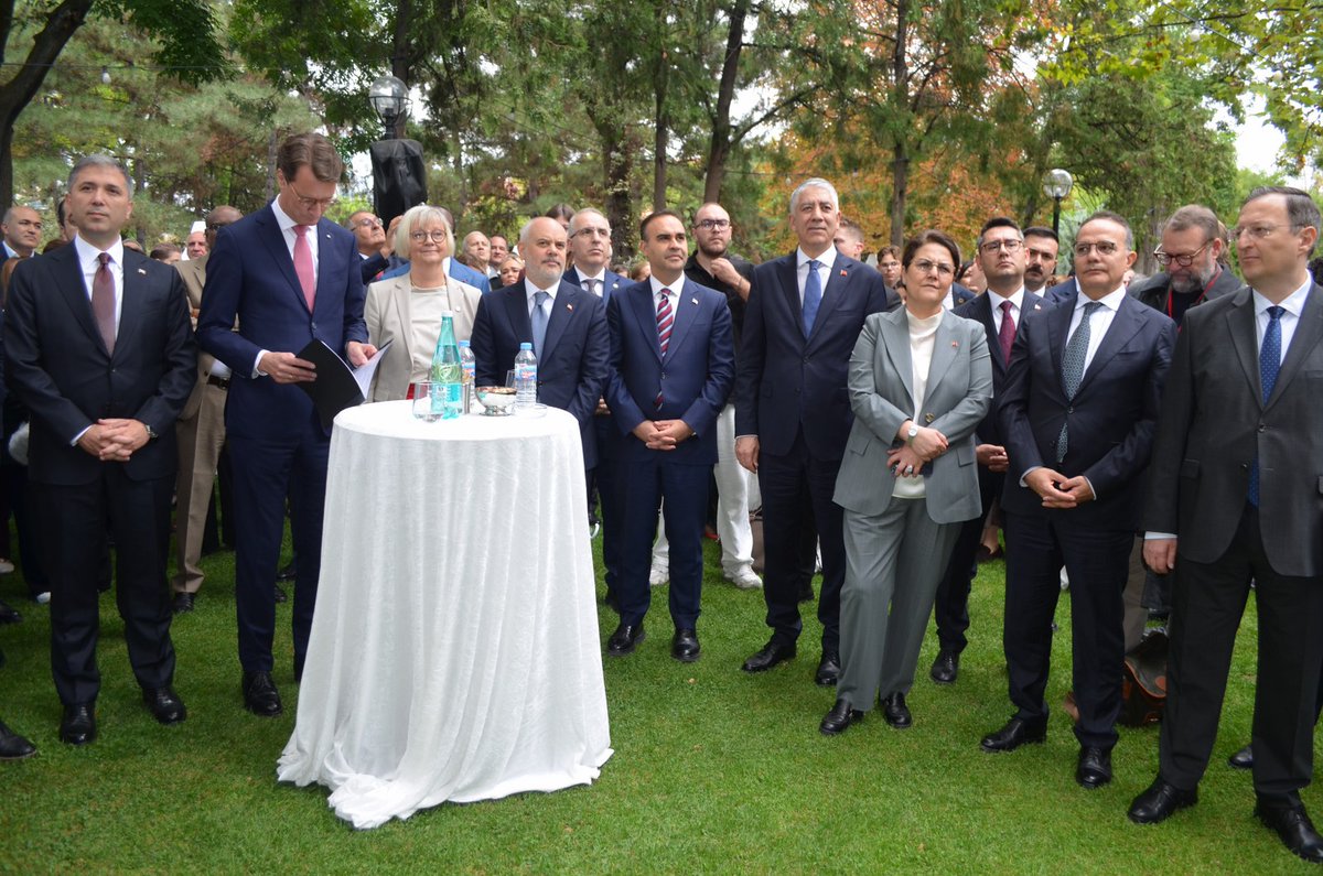DplmtcObserver's tweet photo. THE 36th ANNIVERSARY OF GERMAN UNITY DAY CELEBRATED IN ANKARA
An event was organised as part of the celebrations marking the 36th anniversary of German Unity Day, hosted by Sibylle Katharina Sorg, Ambassador of the Federal Republic of Germany to Ankara. https://t.co/ljdsgleUfm