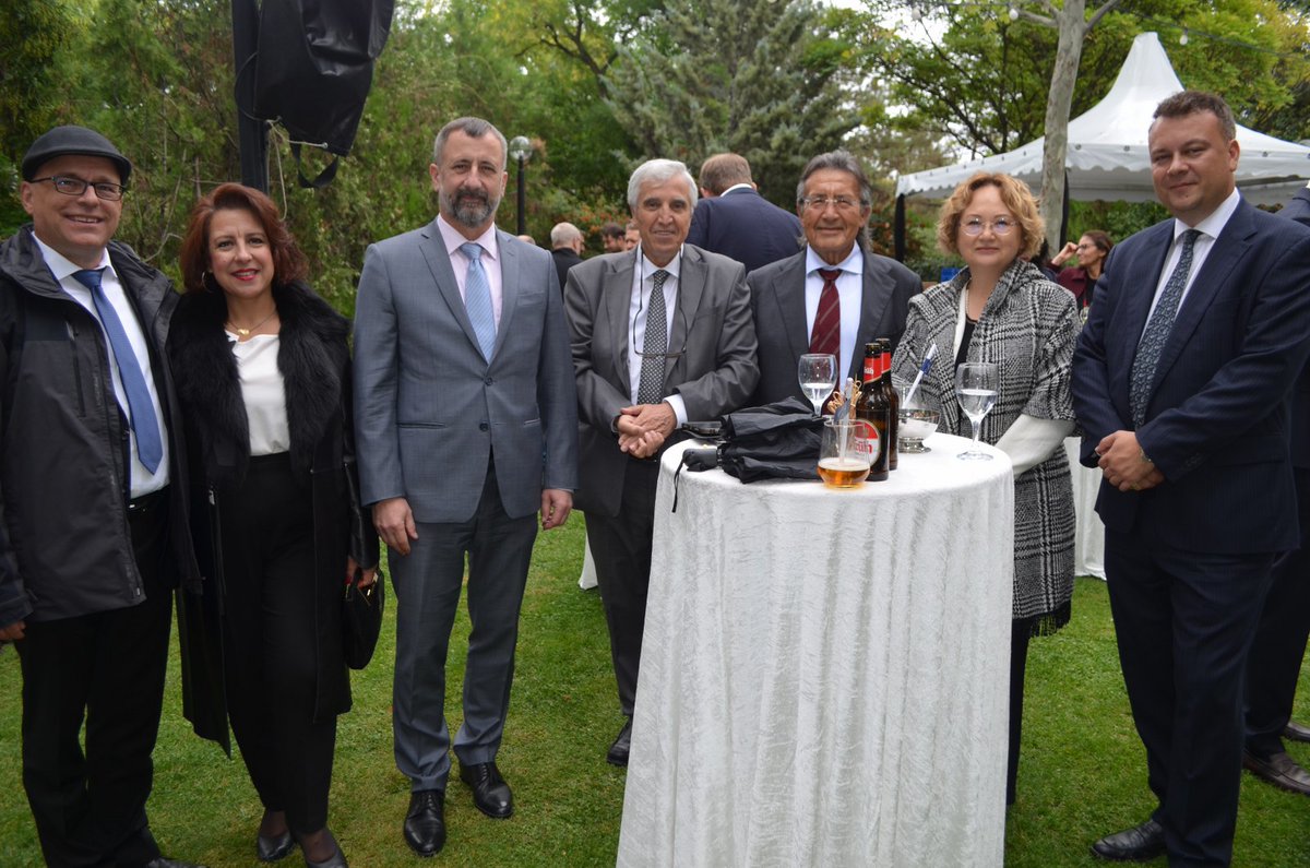 DplmtcObserver's tweet photo. THE 36th ANNIVERSARY OF GERMAN UNITY DAY CELEBRATED IN ANKARA
An event was organised as part of the celebrations marking the 36th anniversary of German Unity Day, hosted by Sibylle Katharina Sorg, Ambassador of the Federal Republic of Germany to Ankara. https://t.co/ljdsgleUfm