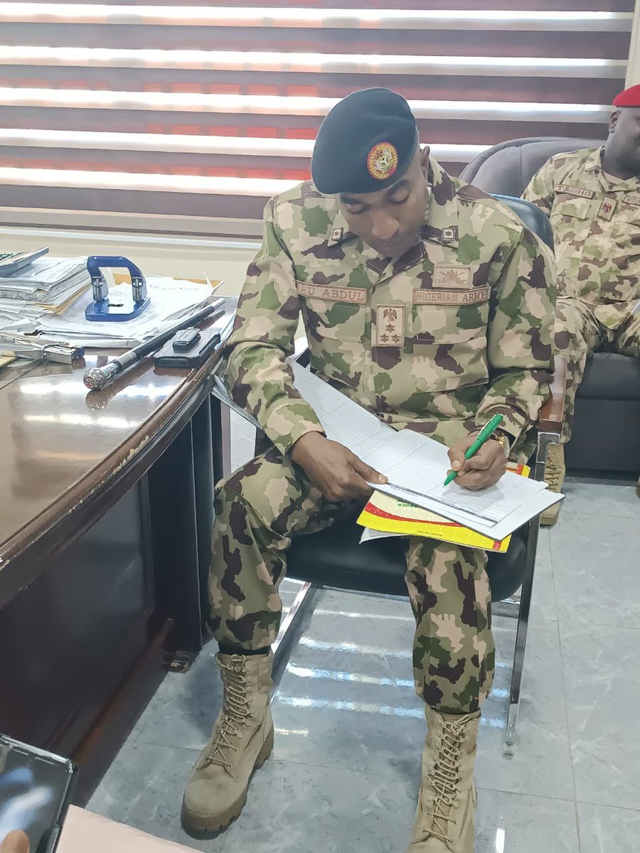 icpcnigeria's tweet photo. Terrorism needs financing. Disrupting that financing matters.
The Nigerian Army’s 23 Armoured Brigade and ICPC are strengthening collaboration on intelligence sharing and illicit financial flows that could sustain terrorism and criminal activities.
Block the channels. https://t.co/5xr4j6W7D5
