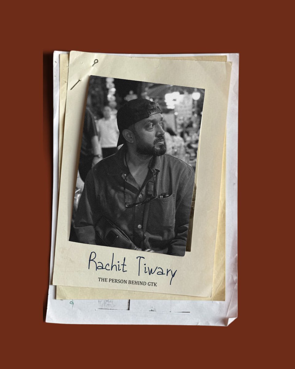 ThisisGTK's tweet photo. I’ve lived across cities, countries and cultures, and each one has left something behind.

A way of seeing people. A way of navigating streets. A sense of what works, what doesn’t, and what we’ve simply gotten used to.

GTK is our founder @tiwaryr’s attempt to pay closer attention.