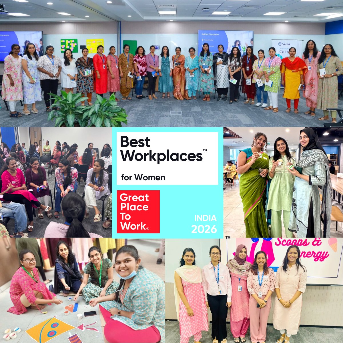 Verisk's tweet photo. As a first-time recognition, we’re honored to see Verisk on India’s Best Workplaces for Women list. 🎉

Here’s to creating a workplace where our women have the opportunity to grow, contribute and thrive beyond their day to day roles. 💙 https://t.co/FEelYHwPwT