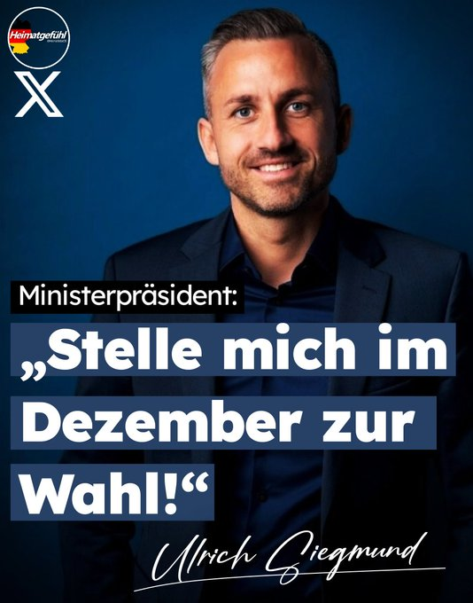 Bekerakay's tweet photo. Ulrich Siegmund will sich im Dezember der Wahl zum Ministerpräsidenten von Sachsen-Anhalt stellen. Jetzt wird spannend, ob er die nötigen Mehrheiten im Landtag findet. #SachsenAnhalt #Siegmund #Landtag #Politik https://t.co/3FefUZs8MN