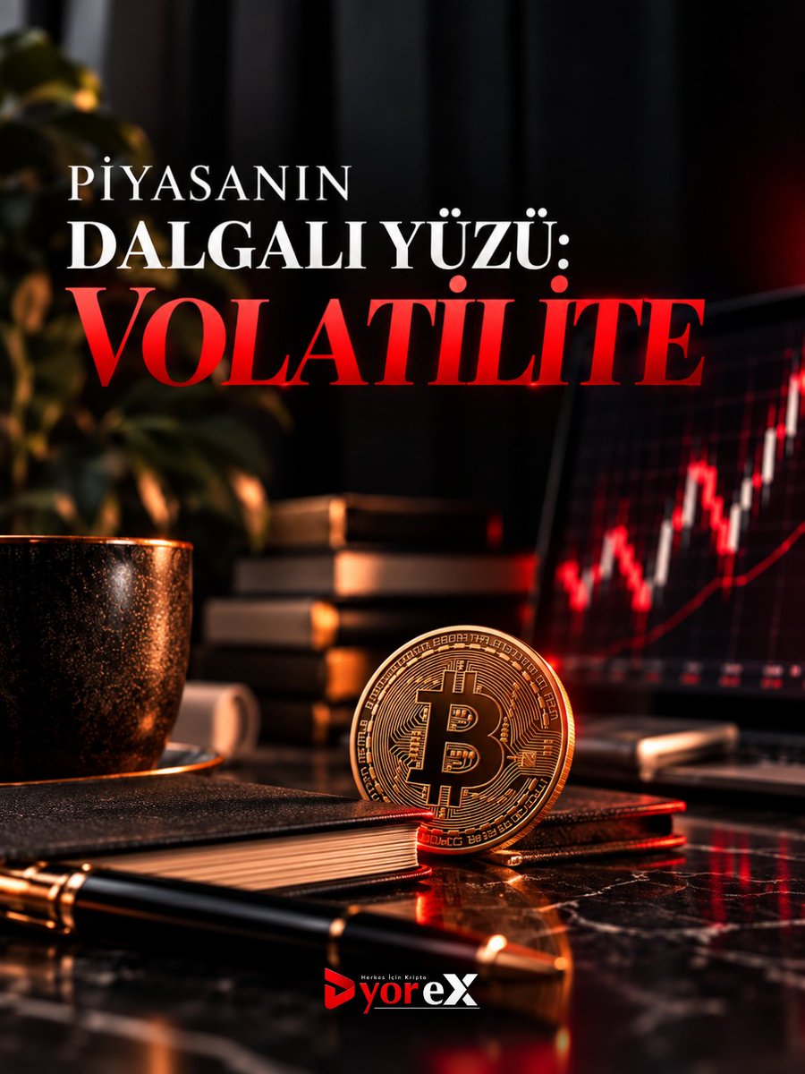 DyoreXcom's tweet photo. Yükselişler. Düşüşler. Değişen piyasa ritmi.
Tüm bunların merkezindeki kavramlardan biri: Volatilite.
Kripto piyasalarında volatiliteyi yakından tanı. https://t.co/mmJvgCzt4X