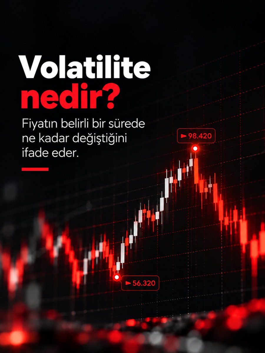 DyoreXcom's tweet photo. Yükselişler. Düşüşler. Değişen piyasa ritmi.
Tüm bunların merkezindeki kavramlardan biri: Volatilite.
Kripto piyasalarında volatiliteyi yakından tanı. https://t.co/mmJvgCzt4X