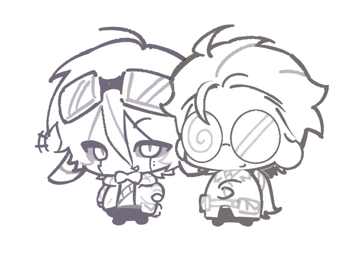 CH37863's tweet photo. I forgot this but my friends drew for me Hauntingtrap Duo!!!! I don't know their X account huhu they're so cute sobs thanks both of you
#judelow #shadowmct #mcyt https://t.co/AkfXi6GFlc
