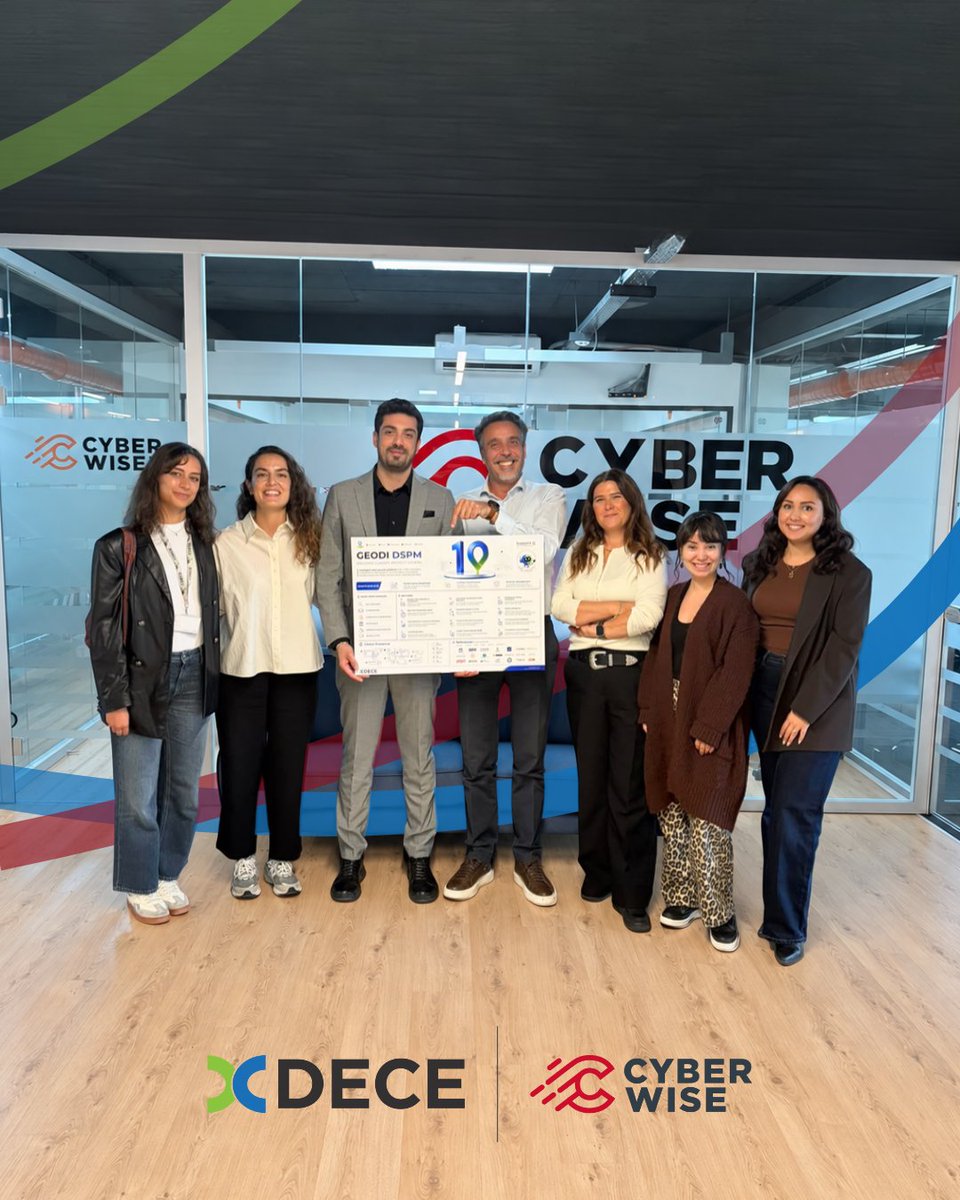 SoftwareDECE's tweet photo. A productive meeting with the @Cyberwise_TR  team, focused on GEODI 10 and the evolving needs of enterprise data security.

#DECESoftware #GEODI #GEODI10 #CyberWise #DSPM #DataSecurity #DataProtection #Partnership https://t.co/KgayabdRgu