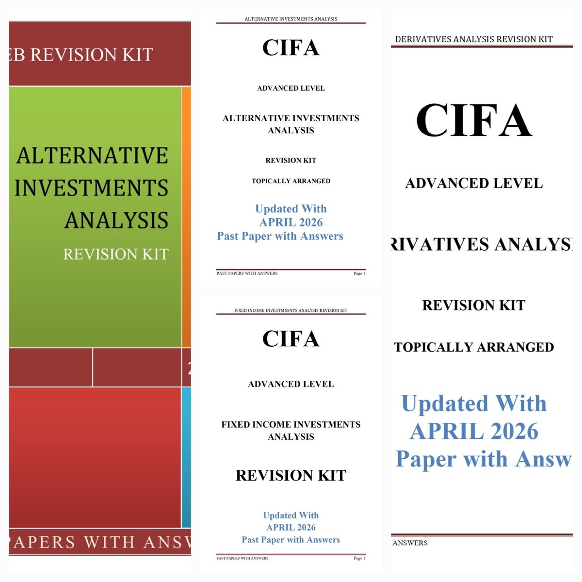 MasomoMsingi's tweet photo. CIFA Revision Kits (Q&amp;A)

https://t.co/7VM3hPhXpO https://t.co/zyGywqAJKL