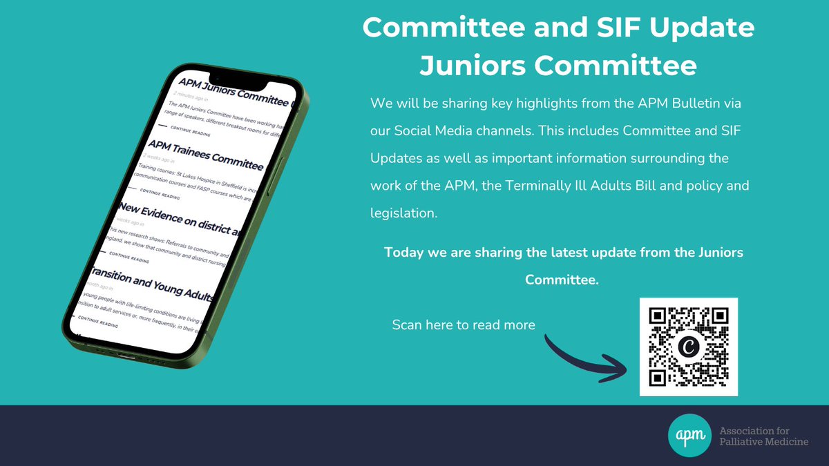 APMPostTweets's tweet photo. 📣APM Committee and SIF Update📣

📱Scan below to see what the Juniors Committee have been up to recently... https://t.co/dSIk5gg6dm