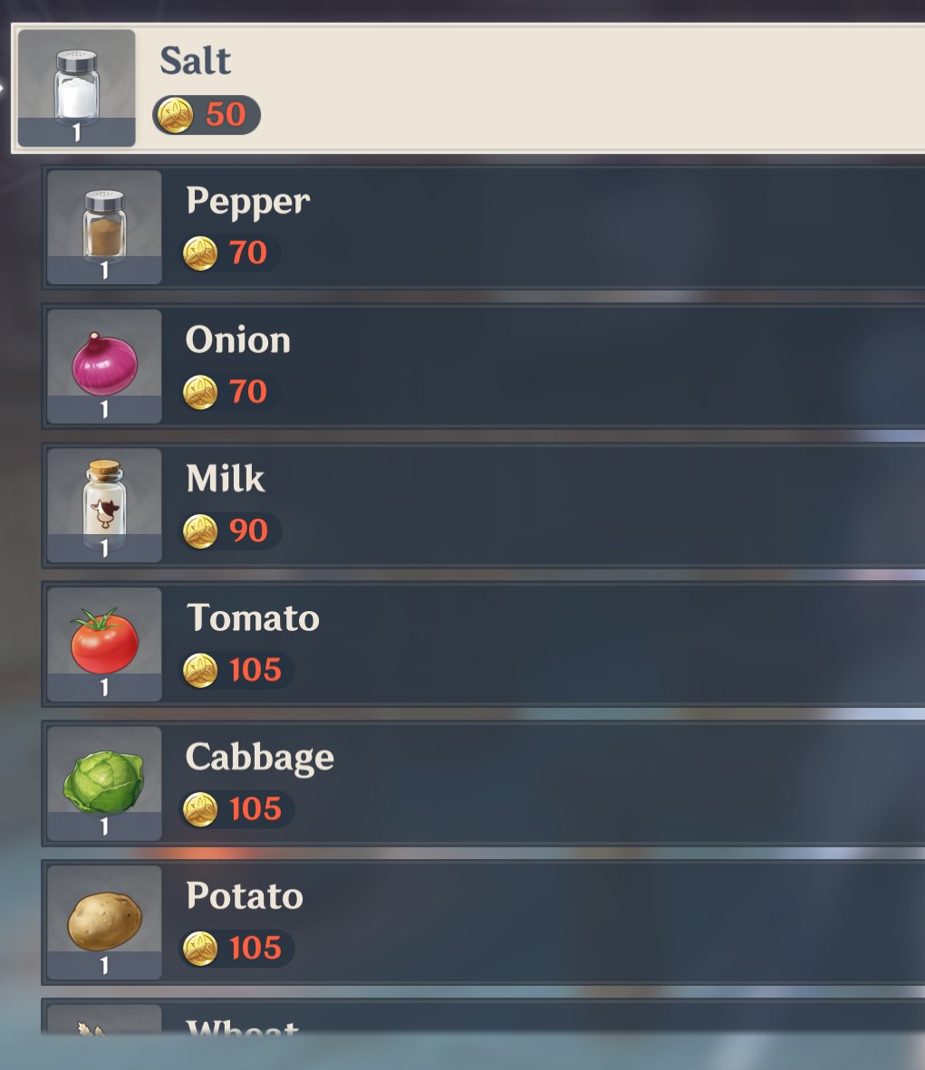 paimonburger's tweet photo. economy so bad i can't afford groceries https://t.co/NVVt1iZk1a