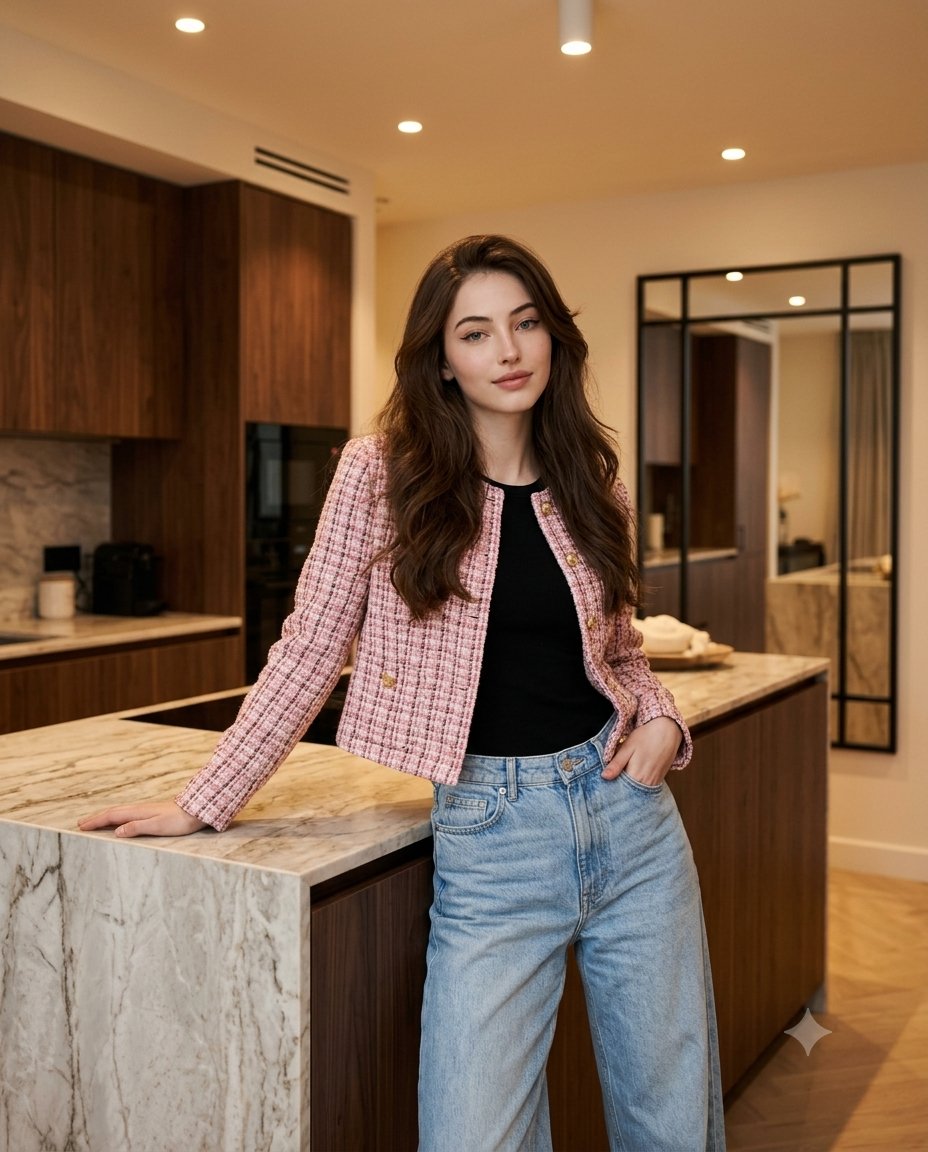 Kitchen Island Fashion Portrait
