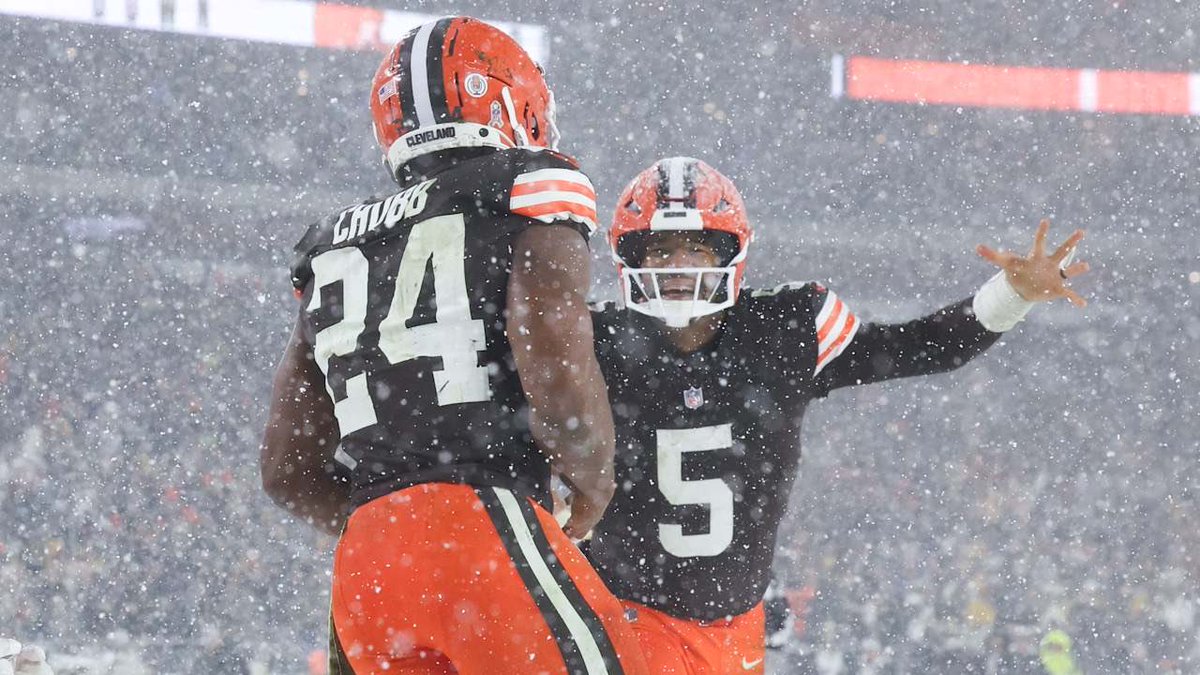 DollarDogNick's tweet photo. The Browns are 7-0 on Thursday Night Football since 2018

2018 - beat Jets, 21-17
2019 - beat Steelers, 21-7
2020 - beat Bengals, 35-30
2021 - beat Broncos, 17-14
2022 - beat Steelers, 29-17
2023 - beat Jets, 37-20
2024 - beat Steelers, 24-19 https://t.co/GF3MTsKqNy