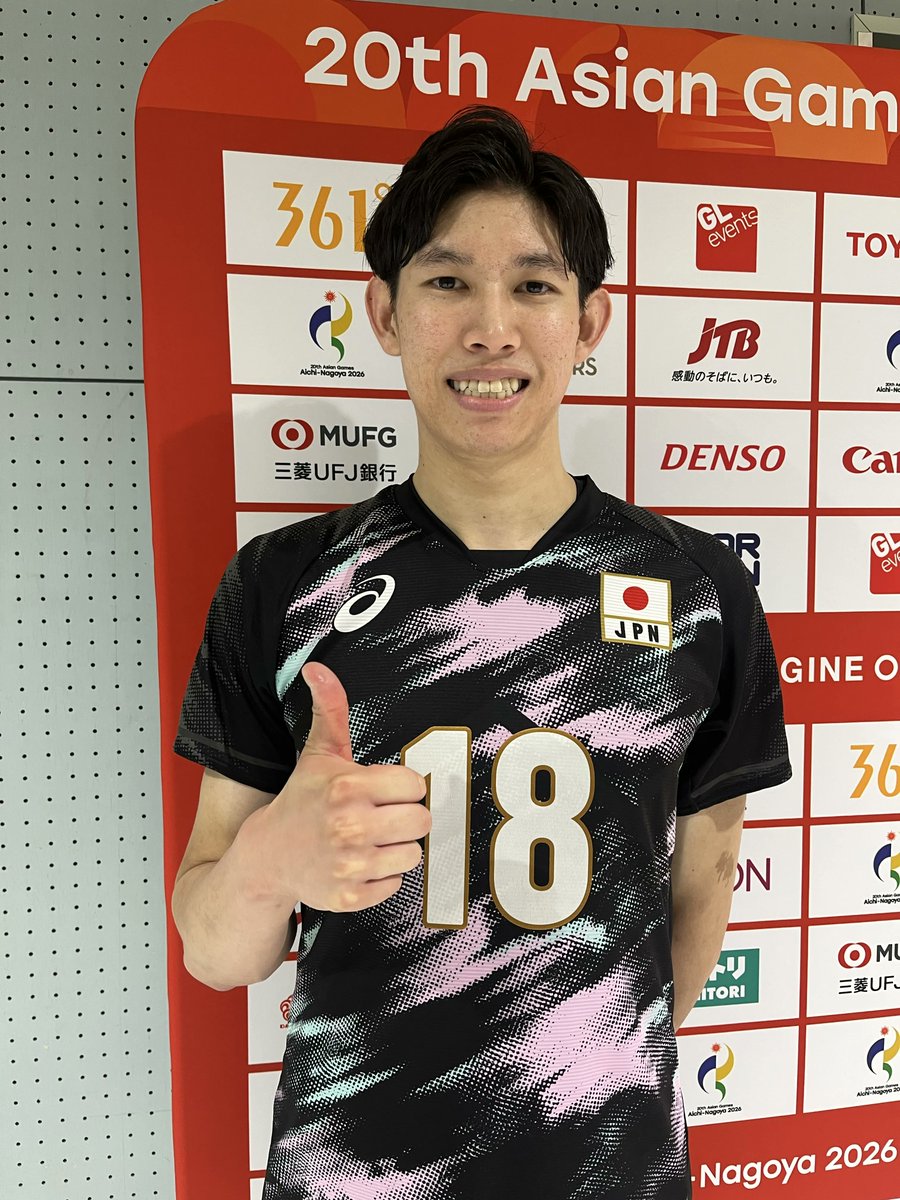 TBSvolleyboo's tweet photo. ／
#アジア大会 男子バレー
準々決勝は10月1日（木）vsカタール🇶🇦
＼

🇯🇵日本vsパキスタン🇵🇰
3-0（29-27,25-20,25-22）で勝利👏
開幕3⃣連勝でグループAを1位通過し
準々決勝進出を決めました✊

大塚選手がチームトップ15得点
甲斐選手＆西山選手が14得点
今日もチームを勢いづけるプレーを西本選手が
随所にみせてくれました✨

16年ぶりの金メダルへ✨
引き続き日本代表を応援しましょう😆