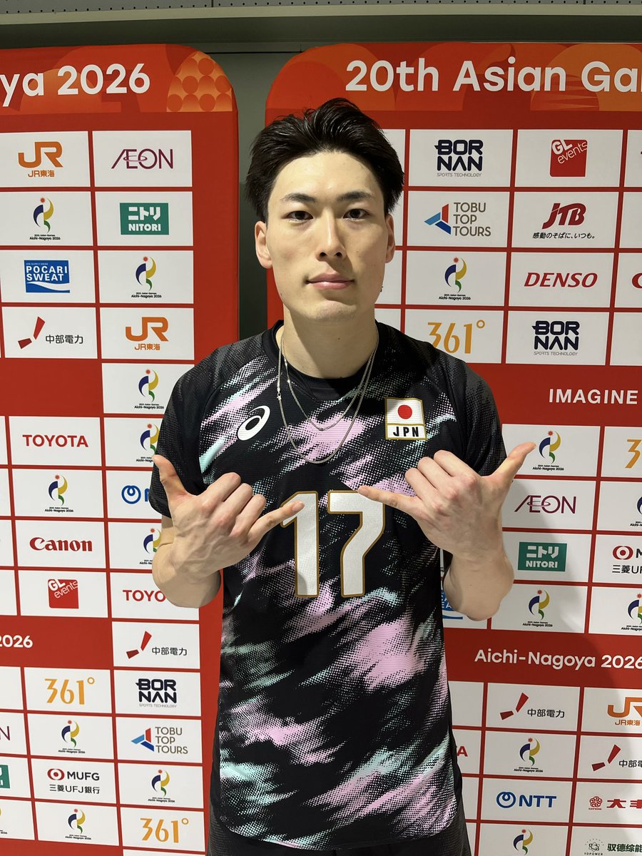 TBSvolleyboo's tweet photo. ／
#アジア大会 男子バレー
準々決勝は10月1日（木）vsカタール🇶🇦
＼

🇯🇵日本vsパキスタン🇵🇰
3-0（29-27,25-20,25-22）で勝利👏
開幕3⃣連勝でグループAを1位通過し
準々決勝進出を決めました✊

大塚選手がチームトップ15得点
甲斐選手＆西山選手が14得点
今日もチームを勢いづけるプレーを西本選手が
随所にみせてくれました✨

16年ぶりの金メダルへ✨
引き続き日本代表を応援しましょう😆