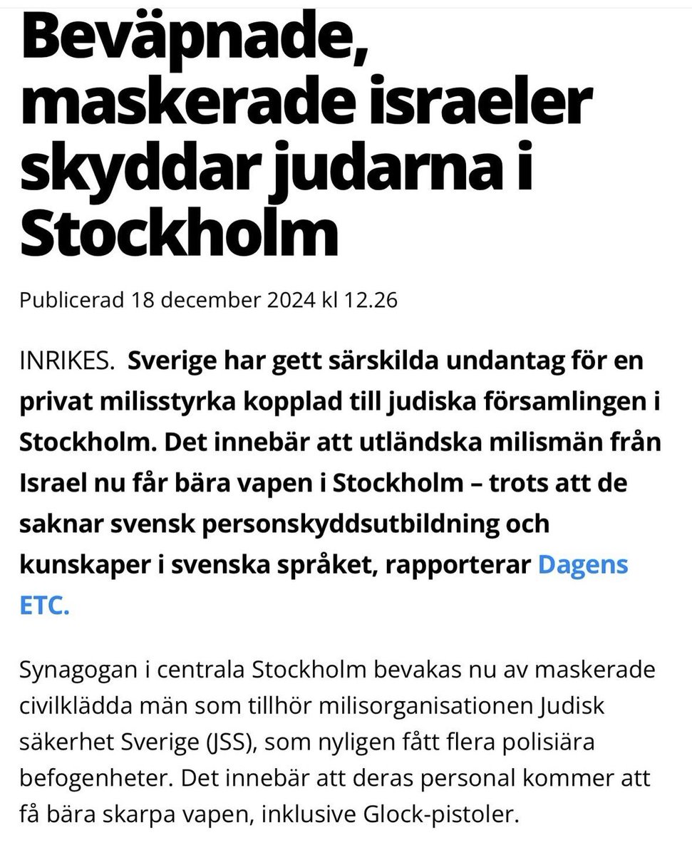 TabsRaps's tweet photo. Kan ni föreställa er @inashmdn artiklar och gräv ifall det råkade vara beväpnade maskerade muslimer som skyddade moskébesökare? https://t.co/uHKCpCiTx5
