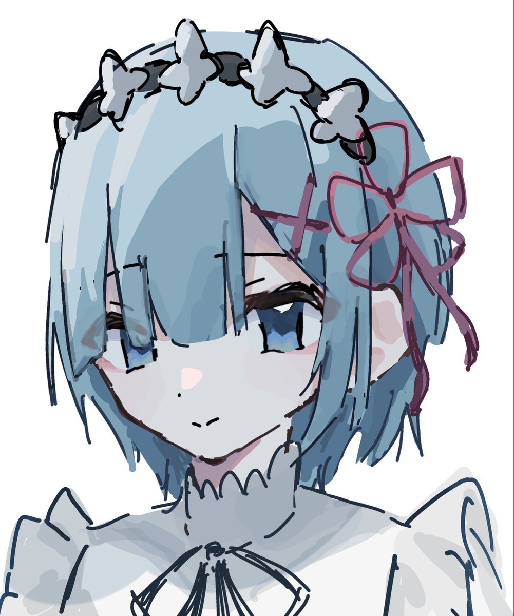 5tTtei's tweet photo. ワンドロお久しぶり過ぎてやばいかもしんない。
#ワンドロ　#リゼロ https://t.co/WNogKXTuAt