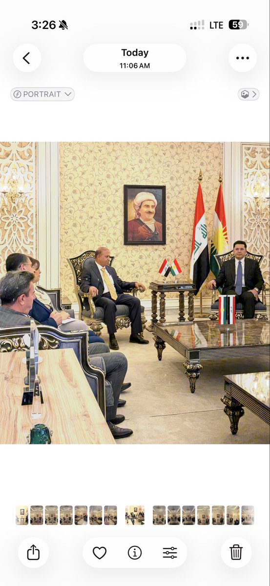 KRG_Coordinator's tweet photo. Today in Erbil, I received a delegation from the Kurdistan Components Network to discuss component rights, civil society cooperation, and UPR follow-up. We also agreed to organize a workshop on countering hate speech with diplomatic and community representatives. https://t.co/3zRq7cYXlu