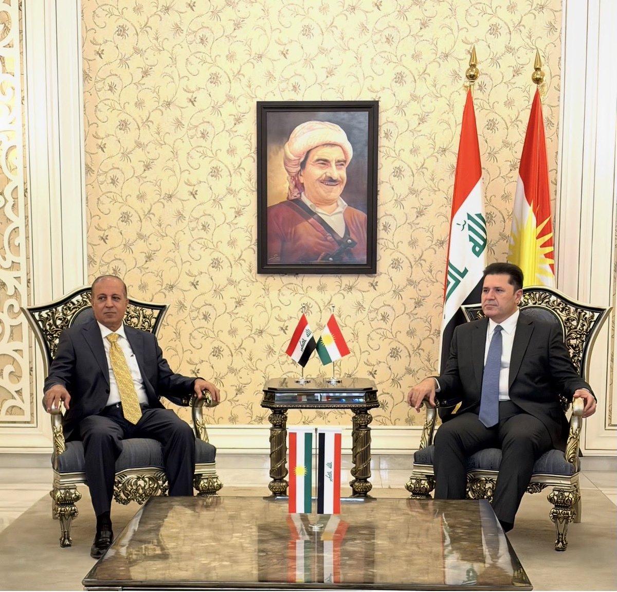 KRG_Coordinator's tweet photo. Today in Erbil, I received a delegation from the Kurdistan Components Network to discuss component rights, civil society cooperation, and UPR follow-up. We also agreed to organize a workshop on countering hate speech with diplomatic and community representatives. https://t.co/3zRq7cYXlu