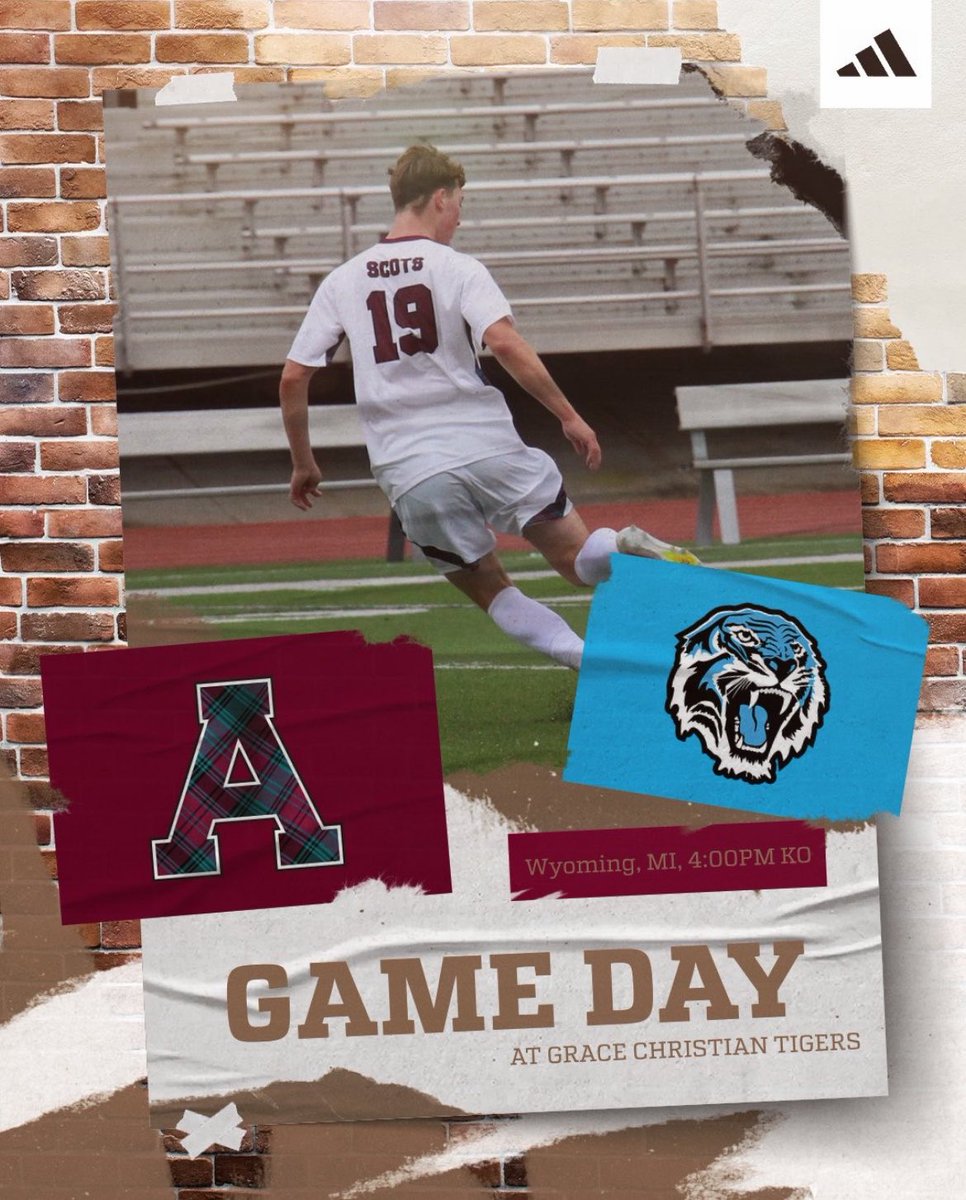 AlmaScotsMSOC's tweet photo. GAME DAY
Alma College Men’s Soccer hits the road today to take on Grace Christian. The Scots are ready to compete, enjoy the moment, and put in a full 90 minutes together. 
📅 TODAY
⚽ Alma College vs. Grace Christian
📍 Wyoming, MI, 4:00pm KO

💪 One team. One goal. One battle https://t.co/1wPCEiqLcf
