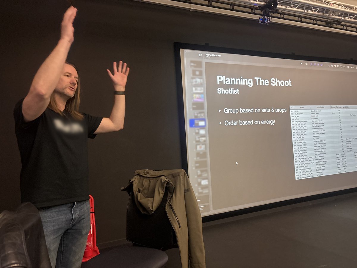 GameAnim's tweet photo. Great day yesterday sharing mocap best-practices with the latest Abertay University MSc in Technical Art &amp; Visual Effects cohort. https://t.co/bX5k2T1Xan