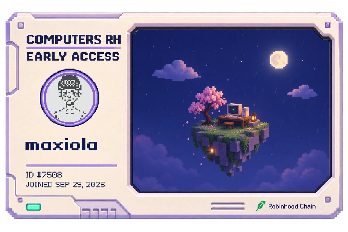 0xmaxiola's tweet photo. I've just joined Early Access for @ComputersRh.
I'll be playing 24 hours before the public launch.

My ref link= https://t.co/hWK3PNBCp2
https://t.co/9gj1p56NhH https://t.co/wcQldqHzB4