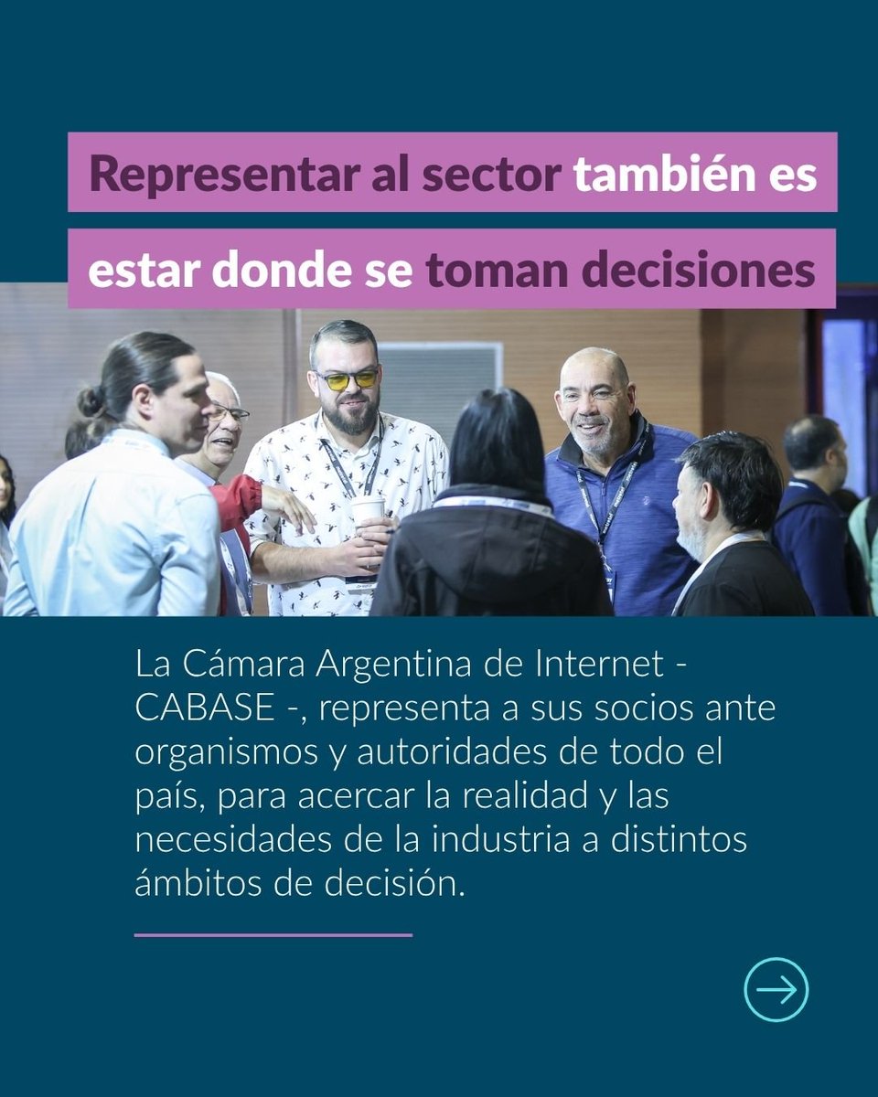 CabaseAr's tweet photo. 🤝 La representación institucional también es una forma de acompañar el desarrollo de tu empresa.

✅ Como socio de #CABASE, contás con una representación ante organismos y autoridades, y participás en ámbitos internacionales vinculados con internet y las telecomunicaciones. https://t.co/rRXIs7djHO
