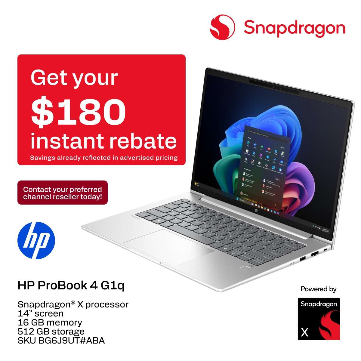 tmcarter's tweet photo. Power what modern work demands with the HP ProBook 4 6 G1q powered by Snapdragon® X2 Elite processors. Details: 👇 @Snapdragon #Snapdragon #SnapdragonXSeries https://t.co/SuNAWS5iGP