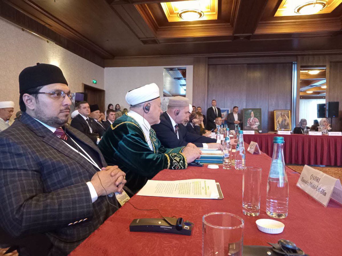 MQI_Official's tweet photo. Prof. Dr. Hussain Mohi-ud-Din Qadri Represents Pakistan at International Conference in Moscow, Calls for Faith-Led Efforts Toward Global Peace

#DrHussainQadri #PresidentMQI #MinhajulQuran #MQI #Moscow #Russia #InternationalConference #GlobalPeace #Peace #InterfaithHarmony https://t.co/HWPPFafOIv