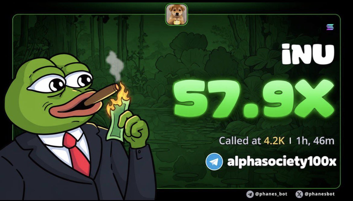 GMEoqfg's tweet photo. 57x 🎊
In 1h 46 minutes called at 4.2k 

#AlphaCalls #CryptoTrading #Solana https://t.co/O4EvYo3Isx