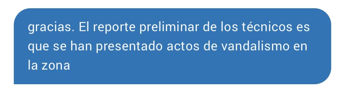 jricms's tweet photo. @TELMEXSoluciona @AtencionProfeco @NATII_2205 @Francis87822382 @Telmex @totalplaymx @Profeco @TELMEXSoluciona amigos lectores si pueden contraten otro servicio de internet diferente @Telmex que no es capaz de cuidar sus instalaciones para cuidar a sus clientes,solo duro 20 dias el servicio despues de estar 3 sin internet y se repite https://t.co/xgJLwfKKox