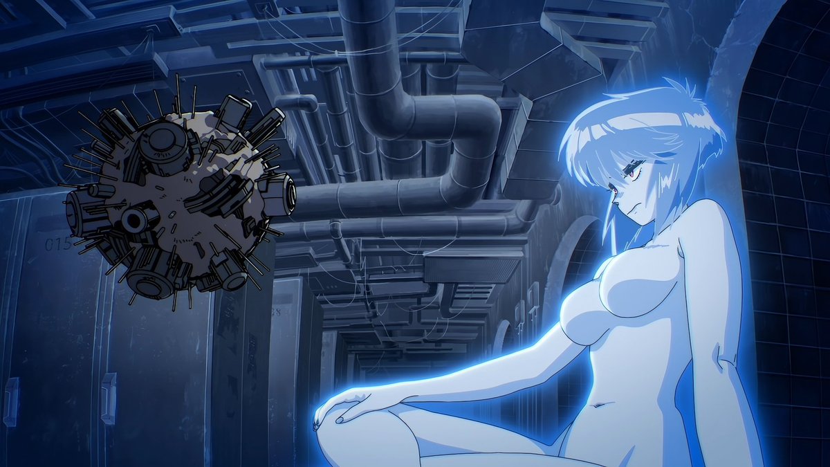 MajorSenpai2501's tweet photo. When her profile picture is a hot blonde but when you meet in person she's a corona virus robot from the death star. #GITS #GHOSTINTHESHELL https://t.co/DcFthBpryV