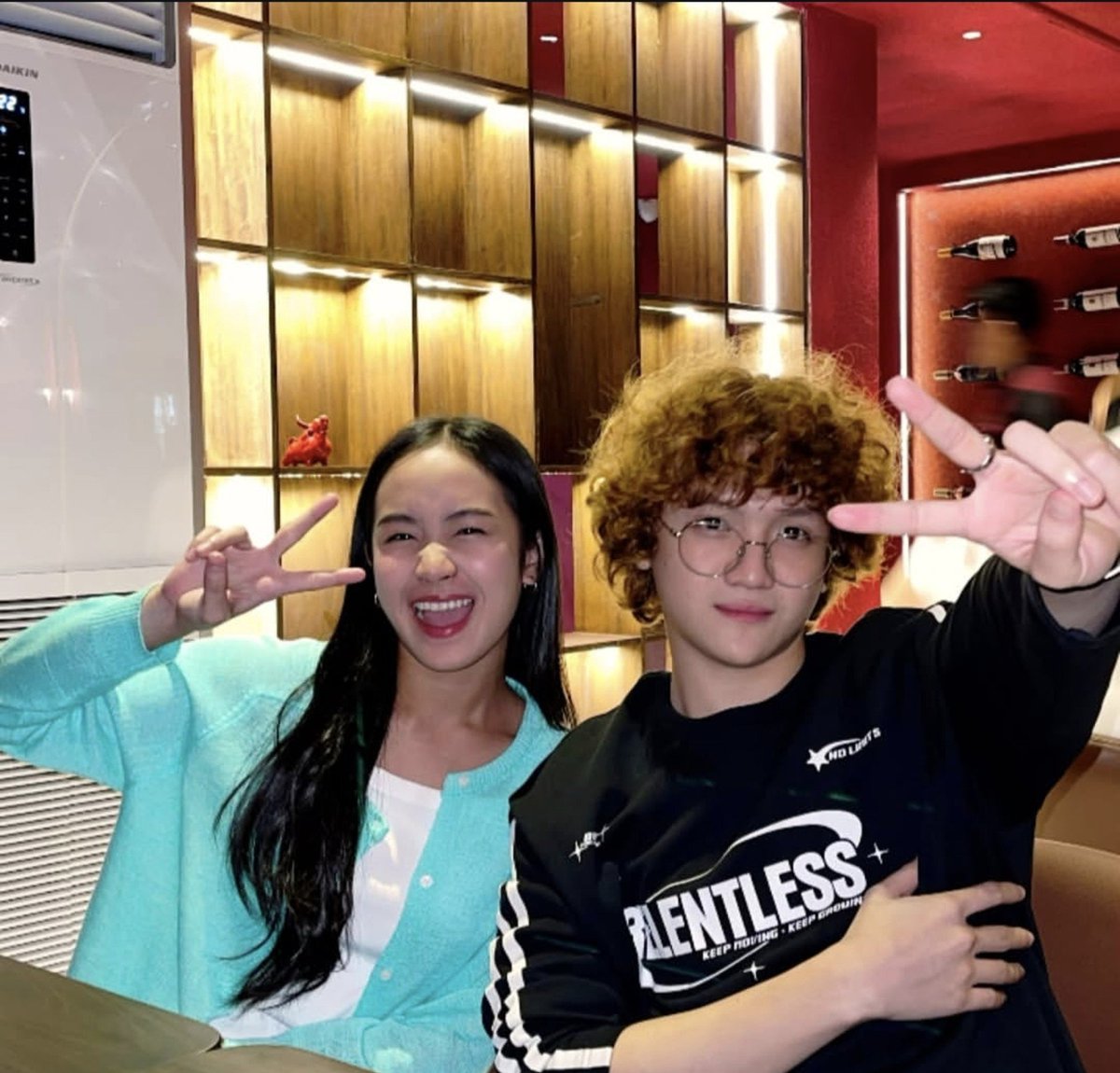 ultjoniean's tweet photo. ang magpinsan na cuties 😭 finally nakakabonding na yan sila 

#CapriceCayetano https://t.co/MZ8cibC903