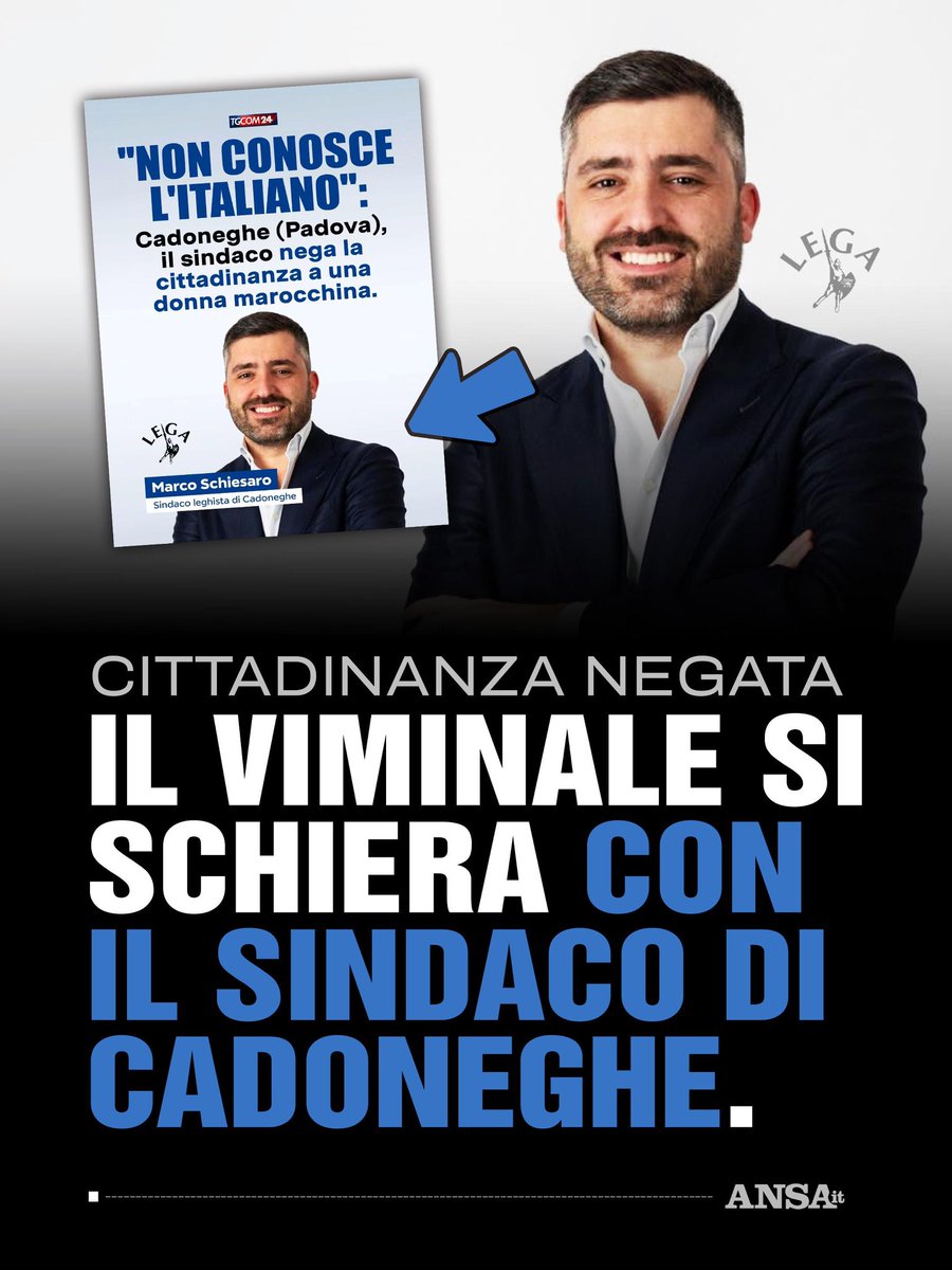 matteosalvinimi's tweet photo. Bene così! 💪🏻
Domani andrò a trovare il nostro sindaco Marco Schiesaro nel suo Comune, a Cadoneghe, per ringraziarlo e sostenerlo di persona. Avanti tutta! https://t.co/7wTXXV22kI