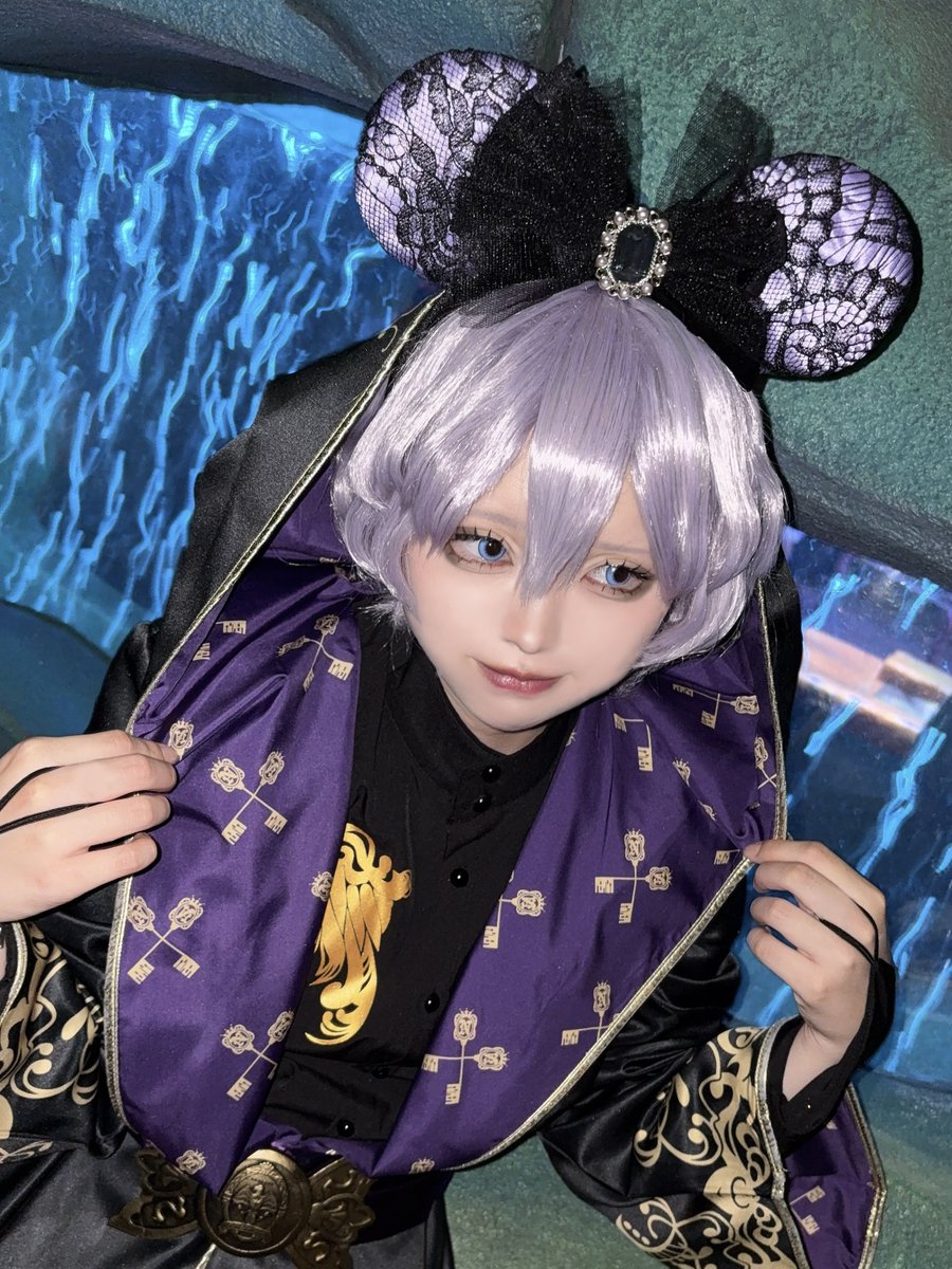 p_e_cos's tweet photo. 💜🖤 #Dハロ仮装2026  #Dハロツイステ https://t.co/TBJJhwxerc