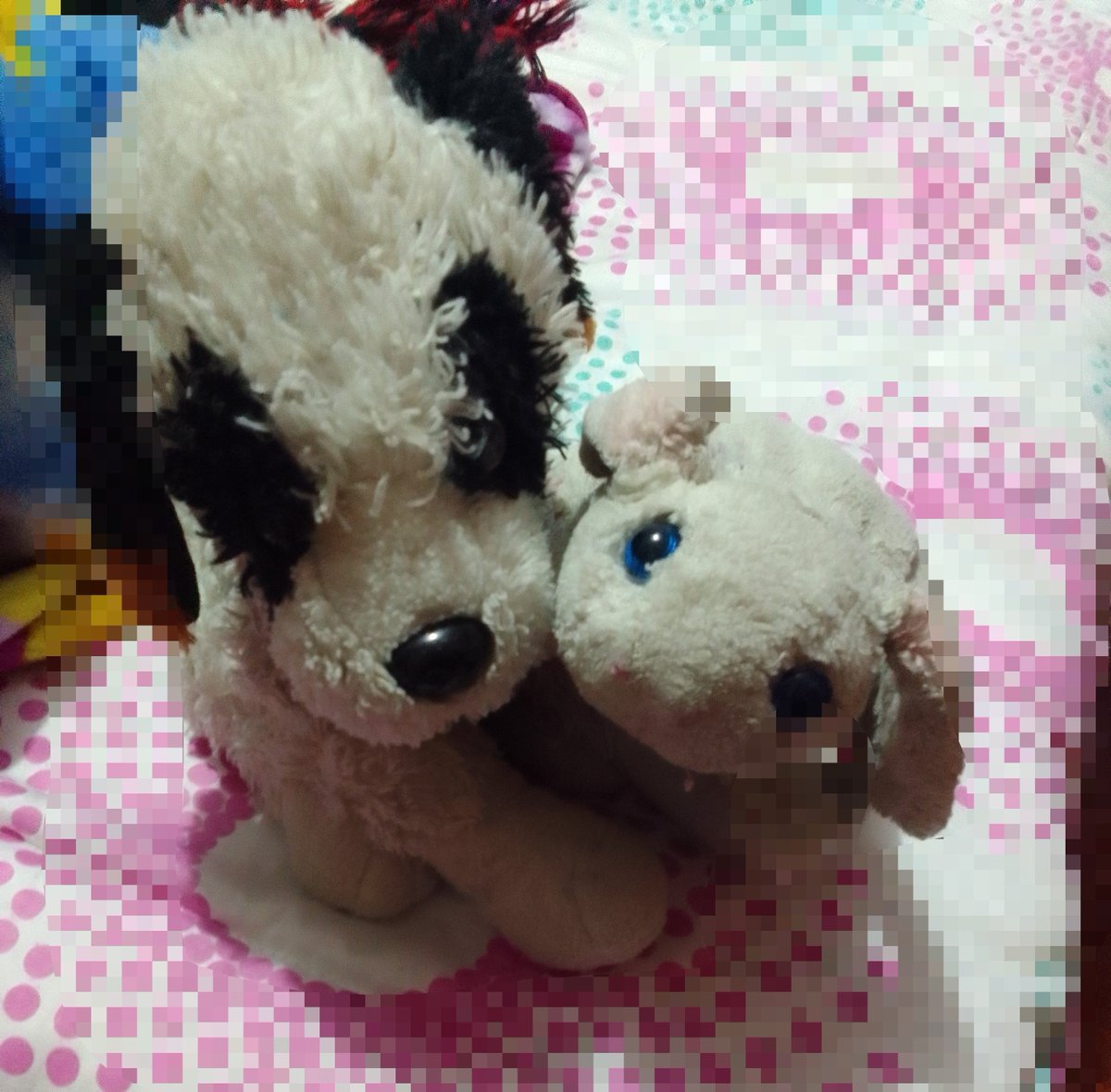 c_dic's tweet photo. @on1yw3know Yo no tengo un oso pero tengo un perro de peluche y ese para mí es LM el conejo obvio es Sonya https://t.co/NboFdnVLEG