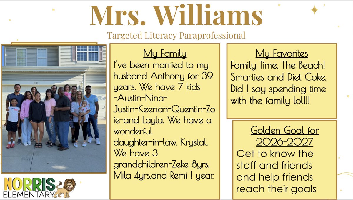 NorrisElem's tweet photo. ✨ Meet the people who make our school shine! ✨ Targeted Literacy Teacher Ms. Knipfer, and Targeted Literacy Paras Mrs. Moodley and Mrs. Williams! https://t.co/1vCdTbnUnD