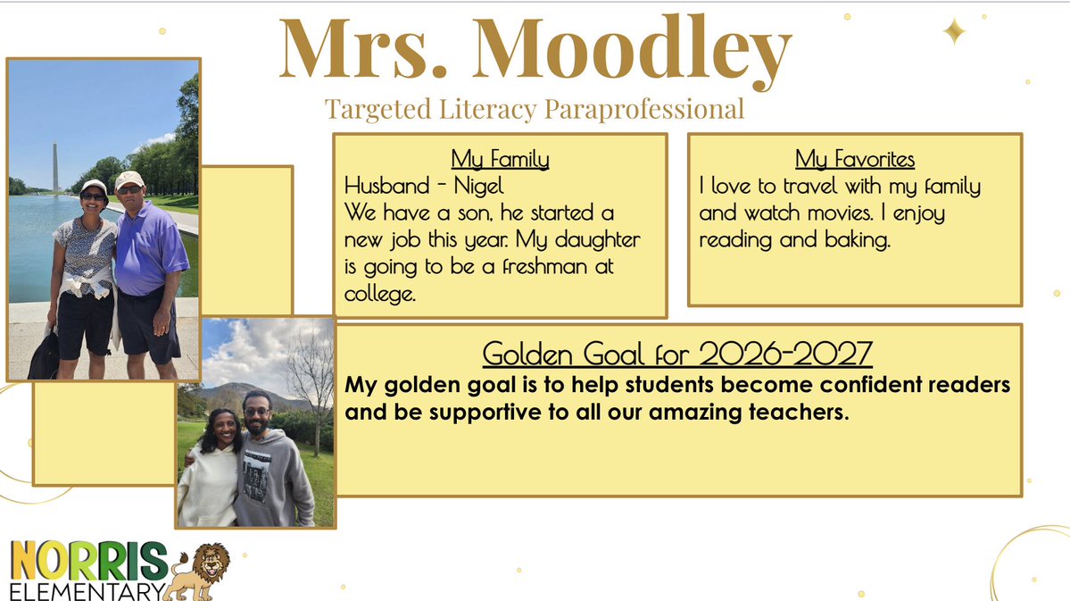 NorrisElem's tweet photo. ✨ Meet the people who make our school shine! ✨ Targeted Literacy Teacher Ms. Knipfer, and Targeted Literacy Paras Mrs. Moodley and Mrs. Williams! https://t.co/1vCdTbnUnD