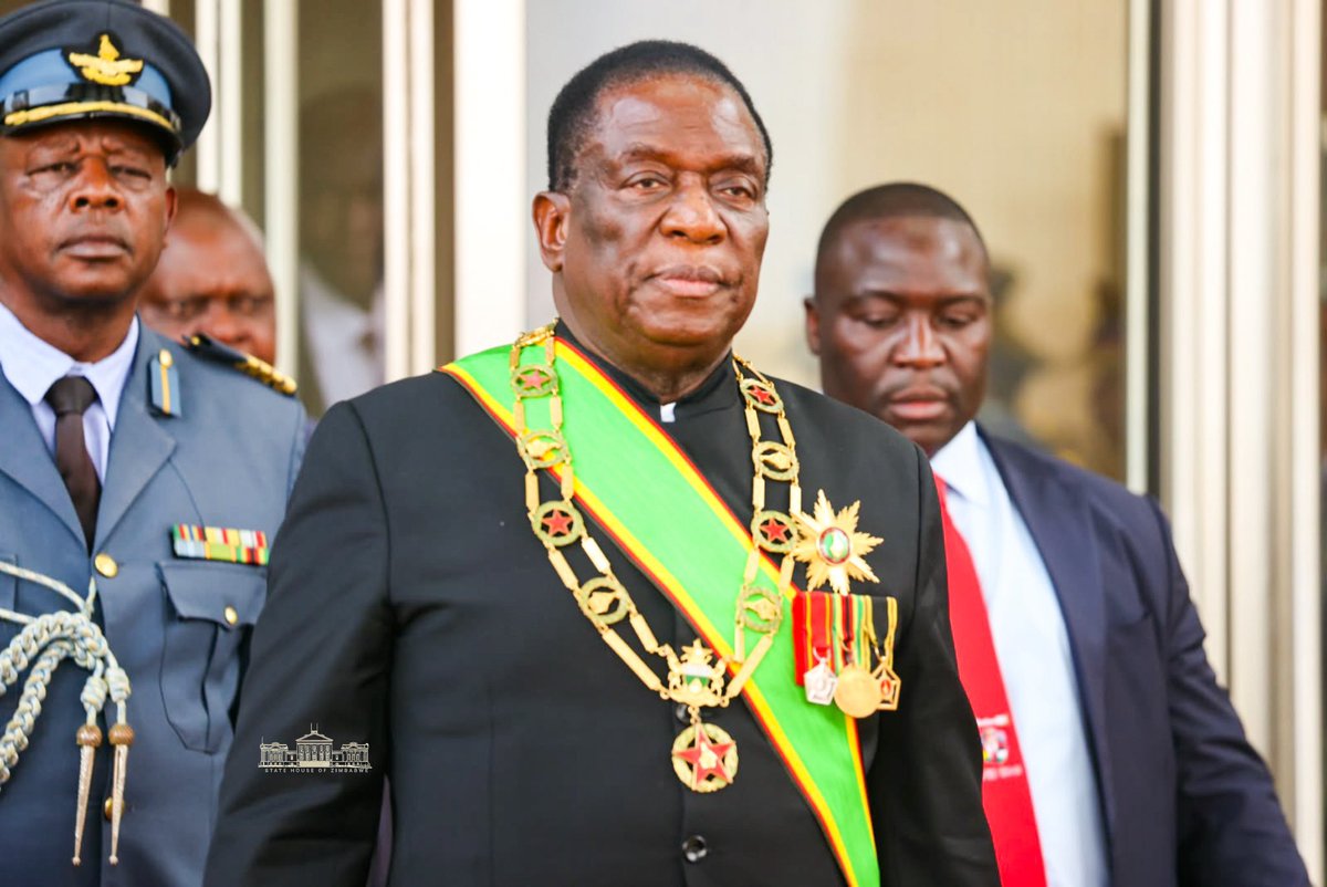 edmnangagwa's tweet photo. Today, I officially opened the 4th Session of the 10th Parliament. The Second Republic remains committed to leaving no one and no place behind.

Zimbabwe is open for business, and our hard work is yielding remarkable fruits:
Single-digit inflation since Jan 2026. H1 forex inflows reached US$10.7B (projected US$20B by year-end). Anchoring mineral beneficiation with Africa’s first locally produced lithium sulphate.

Power grid stabilized via Kariba, Hwange, and solar. Major upgrades underway for Harare-Beitbridge, Bulawayo-Vic Falls highways, Kariba Airport, and NRZ rail wagons.

International football returns to the National Sports Stadium. Vic Falls Cricket Stadium is on course for the 2027 World Cup. Proud to assume our UN Security Council seat for 2027-2028.

We are ready to navigate climate variations through our Six Pillar agricultural plan. Together, we build a prosperous, modernized nation.

God bless Zimbabwe!