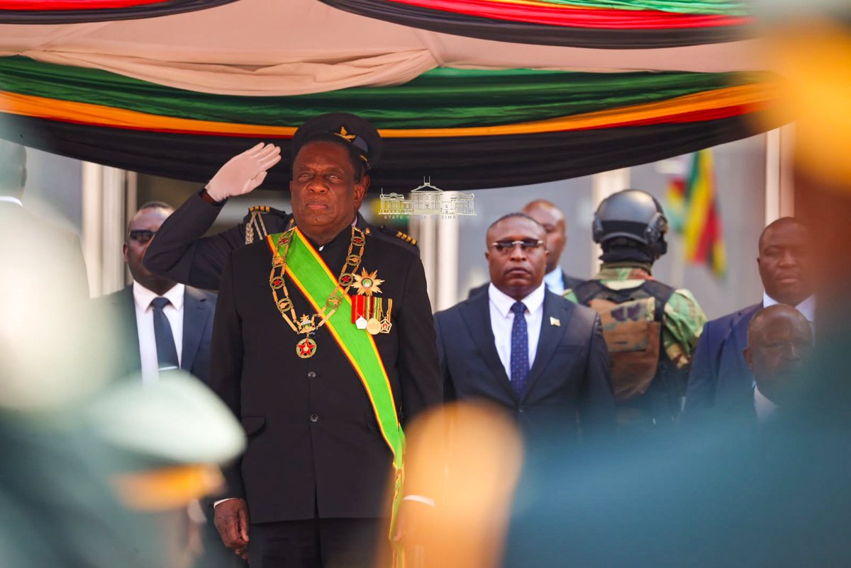 edmnangagwa's tweet photo. Today, I officially opened the 4th Session of the 10th Parliament. The Second Republic remains committed to leaving no one and no place behind.

Zimbabwe is open for business, and our hard work is yielding remarkable fruits:
Single-digit inflation since Jan 2026. H1 forex inflows reached US$10.7B (projected US$20B by year-end). Anchoring mineral beneficiation with Africa’s first locally produced lithium sulphate.

Power grid stabilized via Kariba, Hwange, and solar. Major upgrades underway for Harare-Beitbridge, Bulawayo-Vic Falls highways, Kariba Airport, and NRZ rail wagons.

International football returns to the National Sports Stadium. Vic Falls Cricket Stadium is on course for the 2027 World Cup. Proud to assume our UN Security Council seat for 2027-2028.

We are ready to navigate climate variations through our Six Pillar agricultural plan. Together, we build a prosperous, modernized nation.

God bless Zimbabwe!