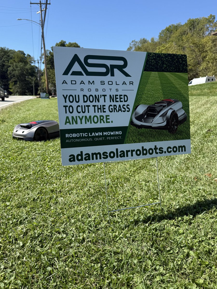 AdamSolar's tweet photo. Automowers now available at ASR https://t.co/eKLfFPmgeU