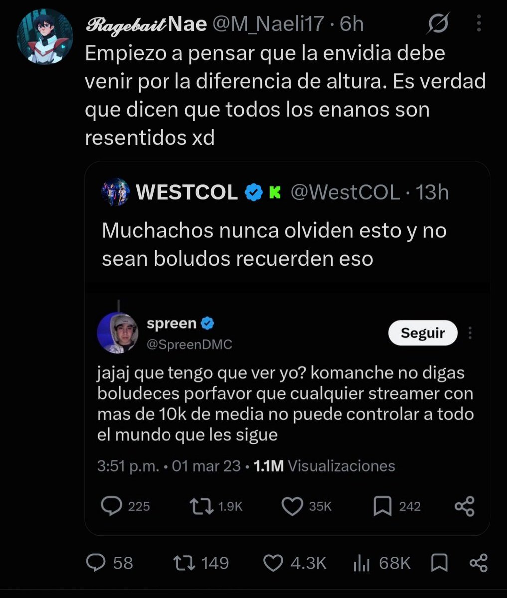 NASHEGOD1931's tweet photo. Aprecien la idiotez en su maxima potencia,este tipo es un imbecil,que mrd tenia que ver la altura no? Ya con la segunda imagen me di cuenta de porque era fan de SPREEN. https://t.co/9GxOB5PK0u