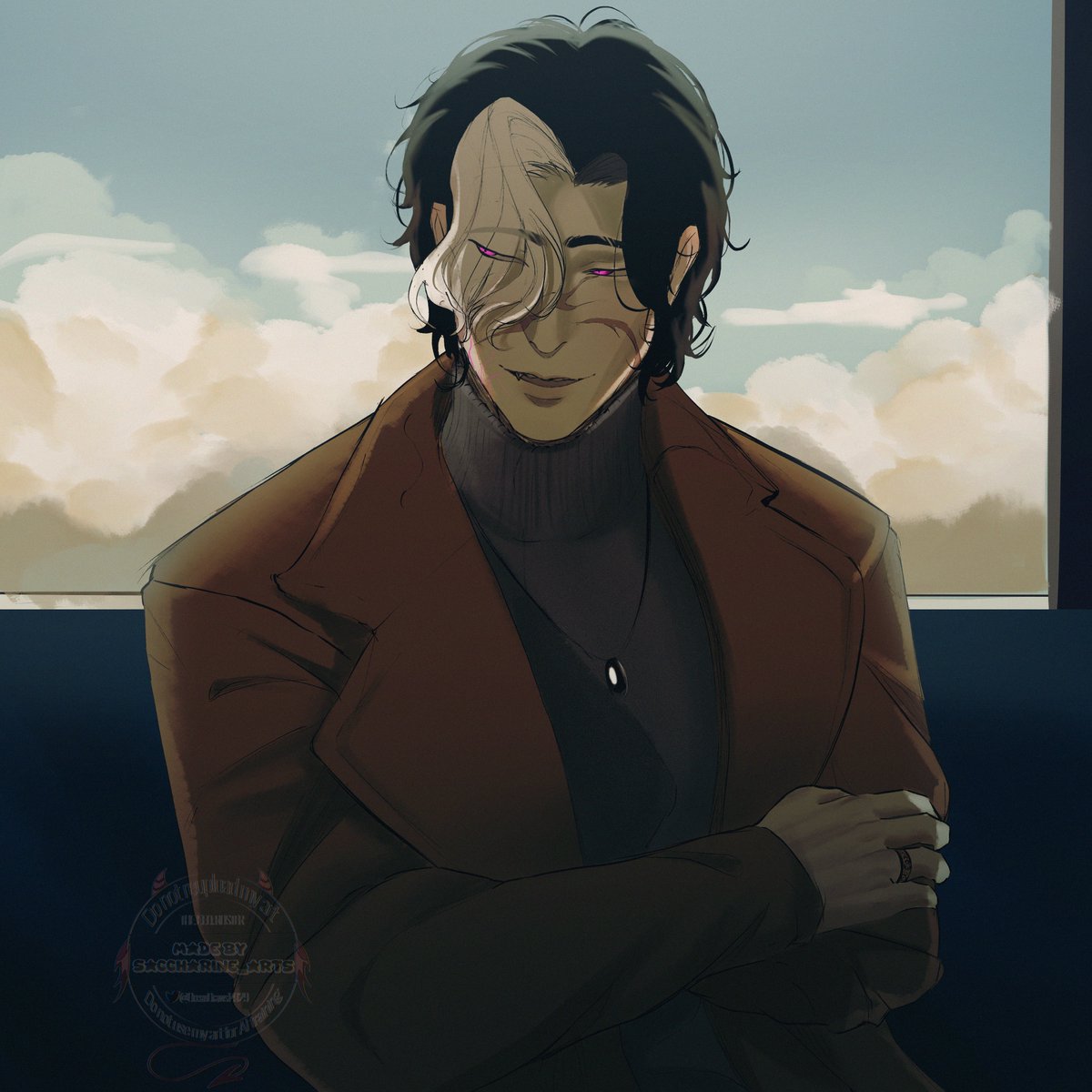 OceanDraws14129's tweet photo. Ok, I’m done with this. I was going to draw the other half, but I'm too lazy for it. Kyler still looks very hot though, ehe I'll update y'all if I draw the second half lol. #EFO #HeavensStagePlay #OCart https://t.co/bj8nN073Pd