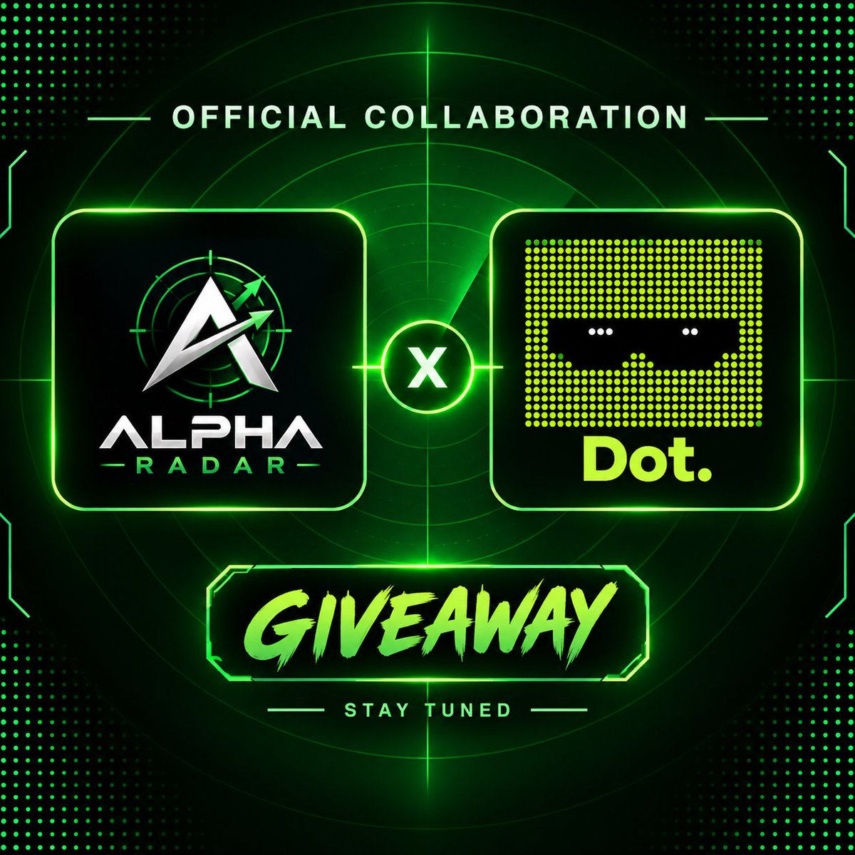 Alpha_Radar__'s tweet photo. Alpha Radar is collaborating with @growdots

20 GTD spots Available 

To enter: 
• Follow @growdots &amp; @Alpha_Radar__
• Like + RT
• Drop your EVM wallet below

Winners will be announced soon. Good luck! https://t.co/T62SbbFeW0