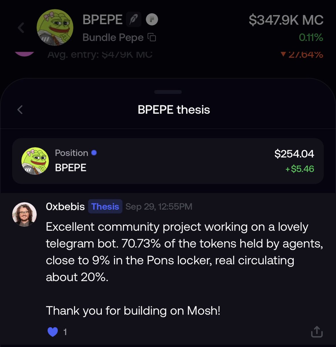BundlePepe's tweet photo. Thank you for you support dev my dev 🫡 https://t.co/VaRgLaamV8