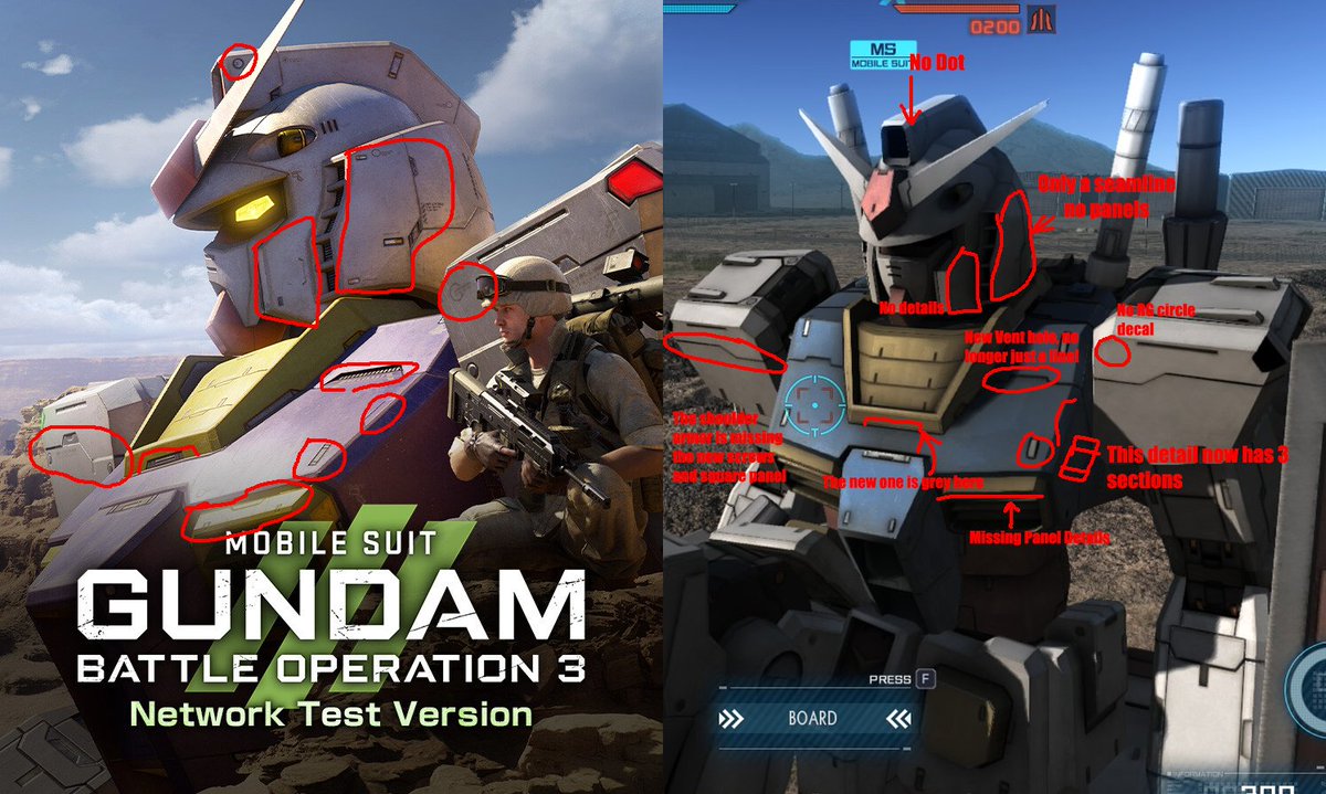 Dwheimo's tweet photo. I BELIEVE IN GBO3. The RX78 featured got an updated model! It has a few new small details compared to the GBO2 game model.

However we still can't tell if this isn't the old PS3 model but i can bet it is atleast a small remodel cuz of the new chest vent. #GBO3 #Gundam #ガンダム https://t.co/wqYtsroVD6