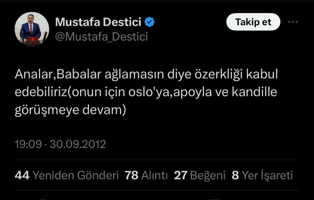 uluser01's tweet photo. Alın size itiraf..!!!

PKK'nın silah bırakması için değil de özerklik vermek için evet diyormuş. https://t.co/DrVa1XhPxT