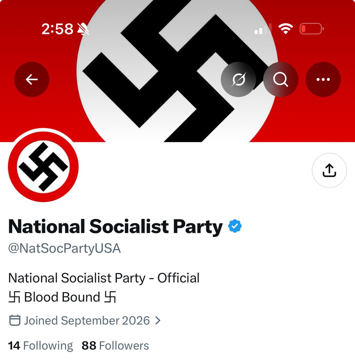 funkboate's tweet photo. @NatSocPartyUSA @Know_More_News ⚡️⚡️ https://t.co/rmsuLo9Euz