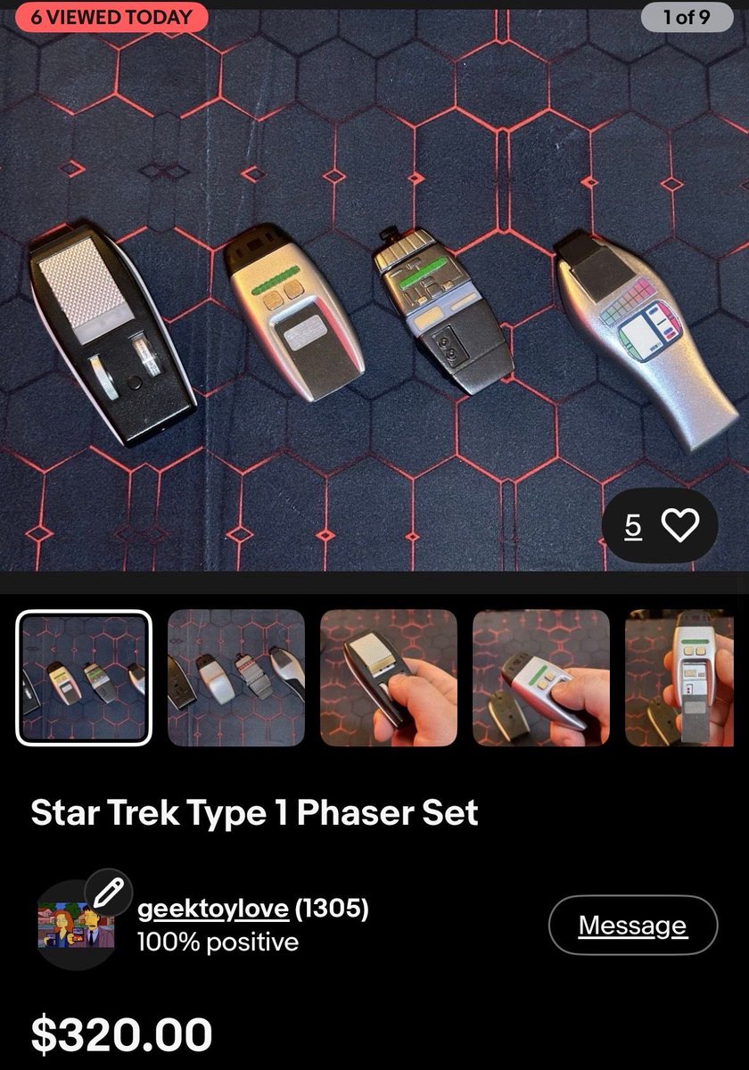 GeekToyLove's tweet photo. I have some items also listed on eBay.
If you purchase from me here I’ll take 20% off the eBay price (eBay’s seller fee)
#Forsale #Propreplicas #Startrek #fallout https://t.co/XuBkgEfYfc