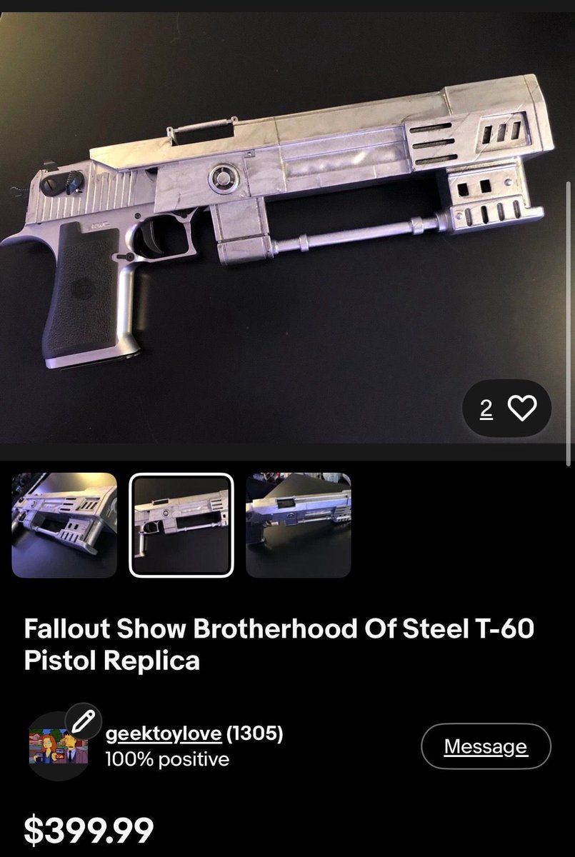 GeekToyLove's tweet photo. I have some items also listed on eBay.
If you purchase from me here I’ll take 20% off the eBay price (eBay’s seller fee)
#Forsale #Propreplicas #Startrek #fallout https://t.co/XuBkgEfYfc