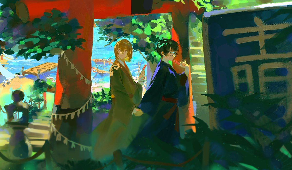 ktnxscmn's tweet photo. ⛩️🍡
#p5r #shuake #akeshu https://t.co/cMndxSBmBw