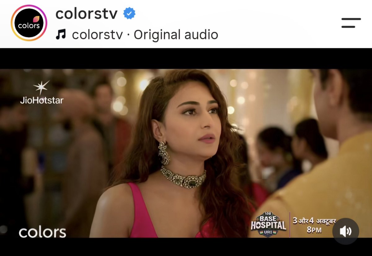 AK3Wonder's tweet photo. Erica is looking beautiful 😍 
#108BaseHospitalUri
#EricaFernandes 
#MajorNainaSanyal
#ColorsTV @JioHotstar @IamEJF https://t.co/3fS5Nbbw8r